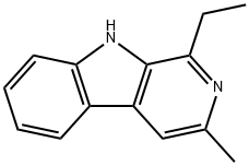 9H-Pyrido[3,4-b]indole,1-ethyl-3-methyl-(9CI) Struktur