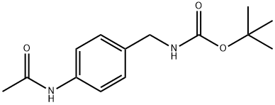 tert-butyl 4-acetaMidobenzylcarbaMate Struktur