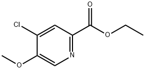 Ethyl 4-chloro-5-Methoxypicolinate Struktur