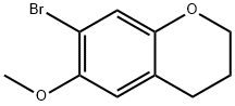 7-BroM-6-MethoxychroMan Struktur