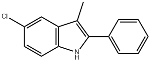 5-Chloro-3-Methyl-2-phenyl-1H-indole Struktur