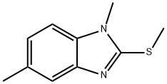 1H-Benzimidazole,1,5-dimethyl-2-(methylthio)-(9CI) Struktur