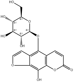 8-Hydroxy-5-O-beta-D-glucopyranosylpsoralen