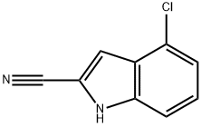 4-Chloro-1H-indole-2-carbonitrile Struktur