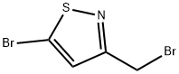 5-BroMo-3-(broMoMethyl)isothiazole Struktur