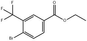 ethyl 4-bromo-3-(trifluoromethyl)benzoate Struktur