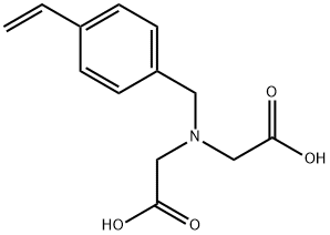 2,2'-((4-vinylbenzyl) iMino)diacetic acid Struktur