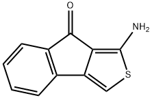 1-AMino-8H-indeno[1,2-c]thiophen-8-one Struktur