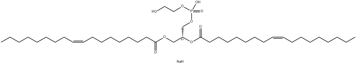 1,2-Dioleoyl-sn-Glycero-3-Phospho(Ethylene Glycol) (SodiuM Salt) Struktur