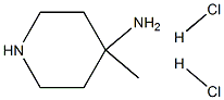 4-Methylpiperidin-4-aMine dihydrochloride Struktur