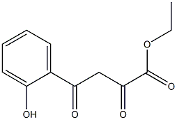 Ethyl 4-(2-hydroxyphenyl)-2,4-dioxobutanoate Struktur