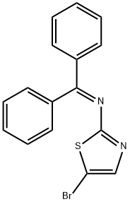 5-broMo-N-(diphenylMethylene)thiazol-2-aMine Struktur