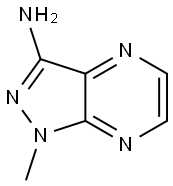 1H-Pyrazolo[3,4-b]pyrazin-3-amine,1-methyl-(9CI) Struktur