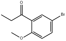 1-(5-bromo-2-methoxyphenyl)propan-1-one Struktur