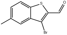 3-BroMo-5-Methylbenzo[b]thiophene-2-carbaldehyde Struktur