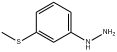 [3-(methylsulfanyl)phenyl]hydrazine Struktur