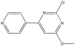 2-Chloro-4-methoxy-6-(4-pyridinyl)pyrimidine Struktur