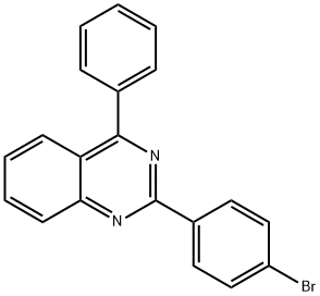 2-(4-Bromophenyl)-4-phenylquinazoline Struktur