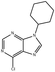 6-Chloro-9-cyclohexyl-9H-purine Struktur