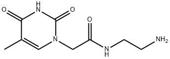 N-(2-AMinoethyl)-2-(5-Methyl-2,4-dioxo-3,4-dihydropyriMidin-1(2H)-yl)acetaMide Struktur