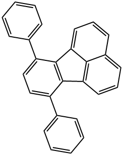 7,10-diphenylfluoranthene Struktur