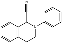 2-Cyano-1,2,3,4-tetrahydro-2-phenylisoquinoline Struktur