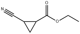 Ethyl 2-cyanocyclopropane-1-carboxylate Struktur