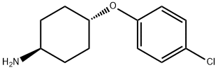 3-Pyrrolidinol, 4-(4-chlorophenoxy)-, trans- Struktur