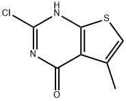 2-chloro-5-Methylthieno[2,3-d]pyriMidin-4(3h)-one Struktur