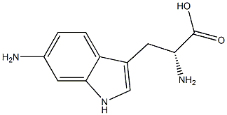 6-aMino-D-tryptophan Struktur