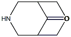 3-Oxa-7-azabicyclo[3.3.1]nonan-9-one Struktur