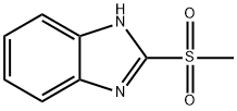 1H-Benzimidazole,2-(methylsulfonyl)-(9CI) Struktur