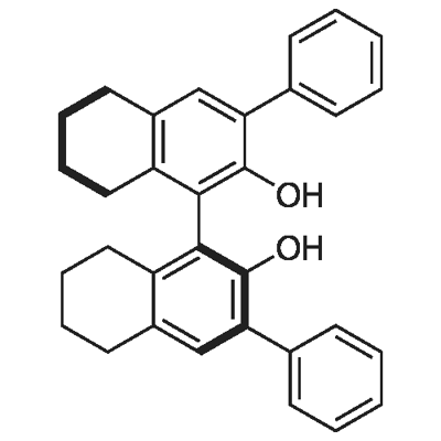 S-5,5',6,6',7,7',8,8'-octahydro-3,3'-diphenyl-[1,1'-Binaphthalene]-2,2'-diol Struktur