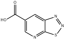 [1,2,3]THIADIAZOLO[5,4-B]PYRIDINE-7-CARBOXYLIC ACID, 577771-09-6, 結(jié)構(gòu)式