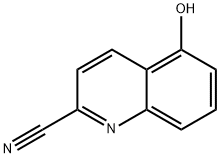 5-Hydroxyquinoline-2-carbonitrile Struktur