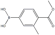 (4-(Methoxycarbonyl)-3-Methylphenyl)boronic acid Struktur