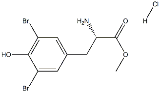 L-Tyrosine, 3,5-dibroMo-, Methyl ester, hydrochloride (1:1) Struktur