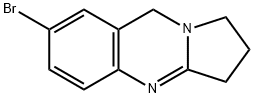 7-broMo-1,2,3,9-tetrahydropyrrolo[2,1-b]quinazoline Struktur