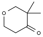 3,3-DiMethyldihydro-2H-pyran-4(3H)-one Struktur