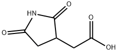 2-(2,5-dioxopyrrolidin-3-yl)acetic acid Struktur