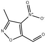 5-Isoxazolecarboxaldehyde,3-methyl-4-nitro-(7CI,8CI,9CI) Struktur