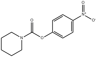 1-Piperidinecarboxylic acid, 4-nitrophenyl ester Struktur