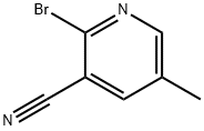 2-BroMo-5-Methylnicotinonitrile Struktur