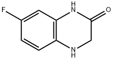 2(1H)-Quinoxalinone, 7-fluoro-3,4-dihydro- Struktur