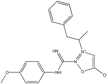 N-[[(4-Methoxyphenyl)aMino]carbonyl]-3-(1-Methyl-2-phenylethyl)sydnone IMine Struktur