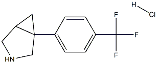 1-[4-(TrifluoroMethyl)phenyl]-3-azabicyclo[3.1.0]hexane Hydrochloride Struktur