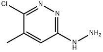 3-Chloro-6-hydrazinyl-4-Methylpyridazine Struktur