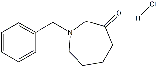 1-Benzylazepan-3-one hydrochloride Struktur