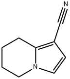 5,6,7,8-tetrahydro-1-Indolizinecarbonitrile Struktur