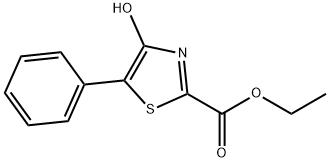 Ethyl 4-hydroxy-5-phenylthiazole-2-carboxylate Struktur